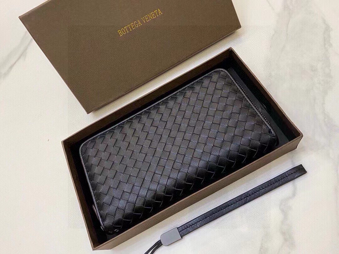 📢📢📢p110 8888Bv 专柜经典款钱包 手拿包 💕全羊皮皮 人工编织 大号手包 简单百搭 p110