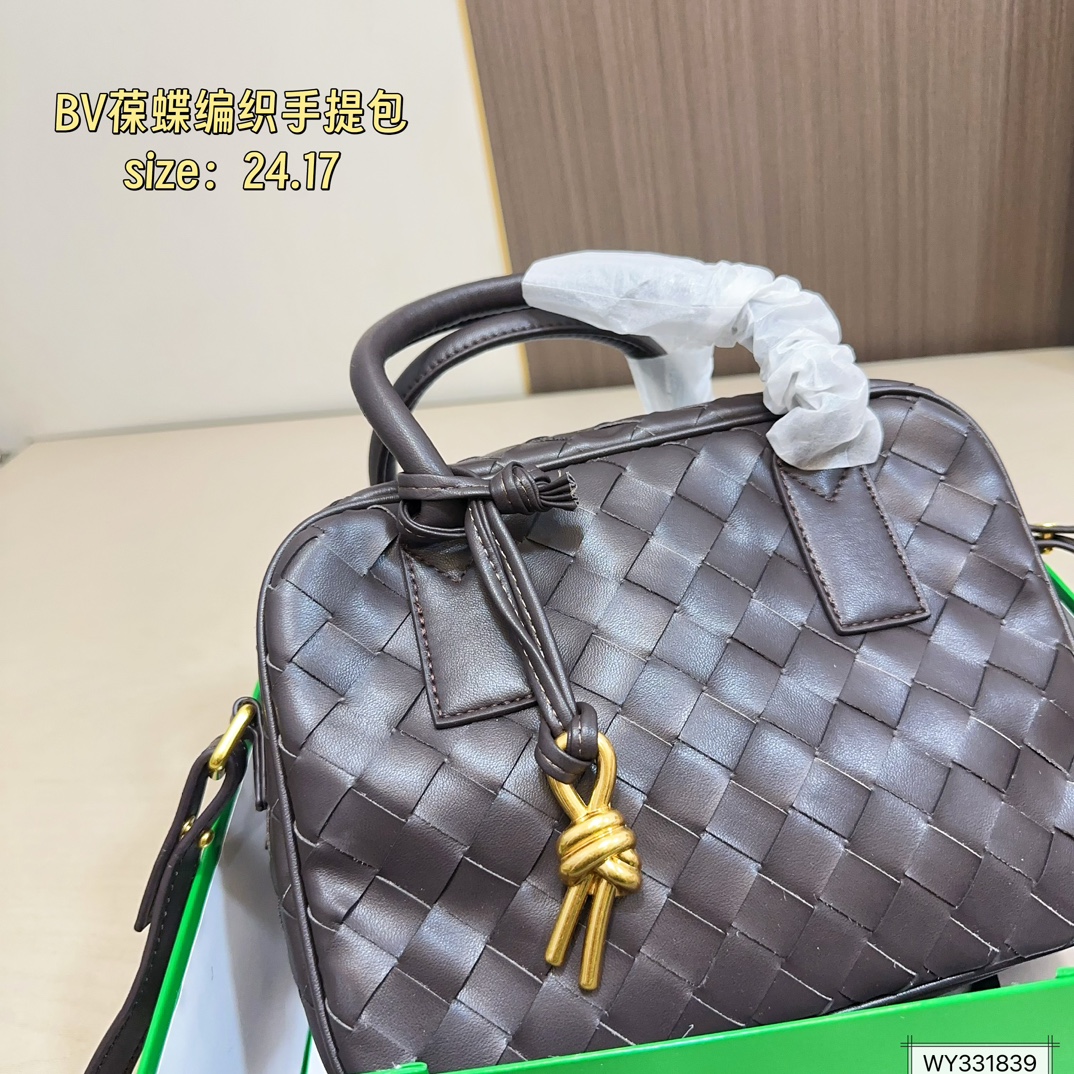 💰155 折叠盒 Bv葆蝶家 新款编织 手提包 单肩包 尺寸24.17