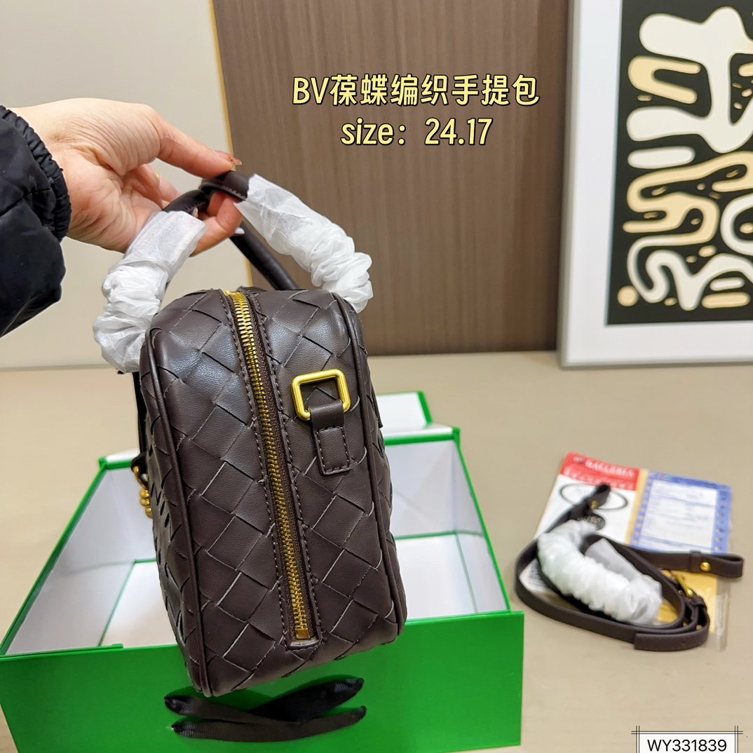 💰155 折叠盒 Bv葆蝶家 新款编织 手提包 单肩包 尺寸24.17