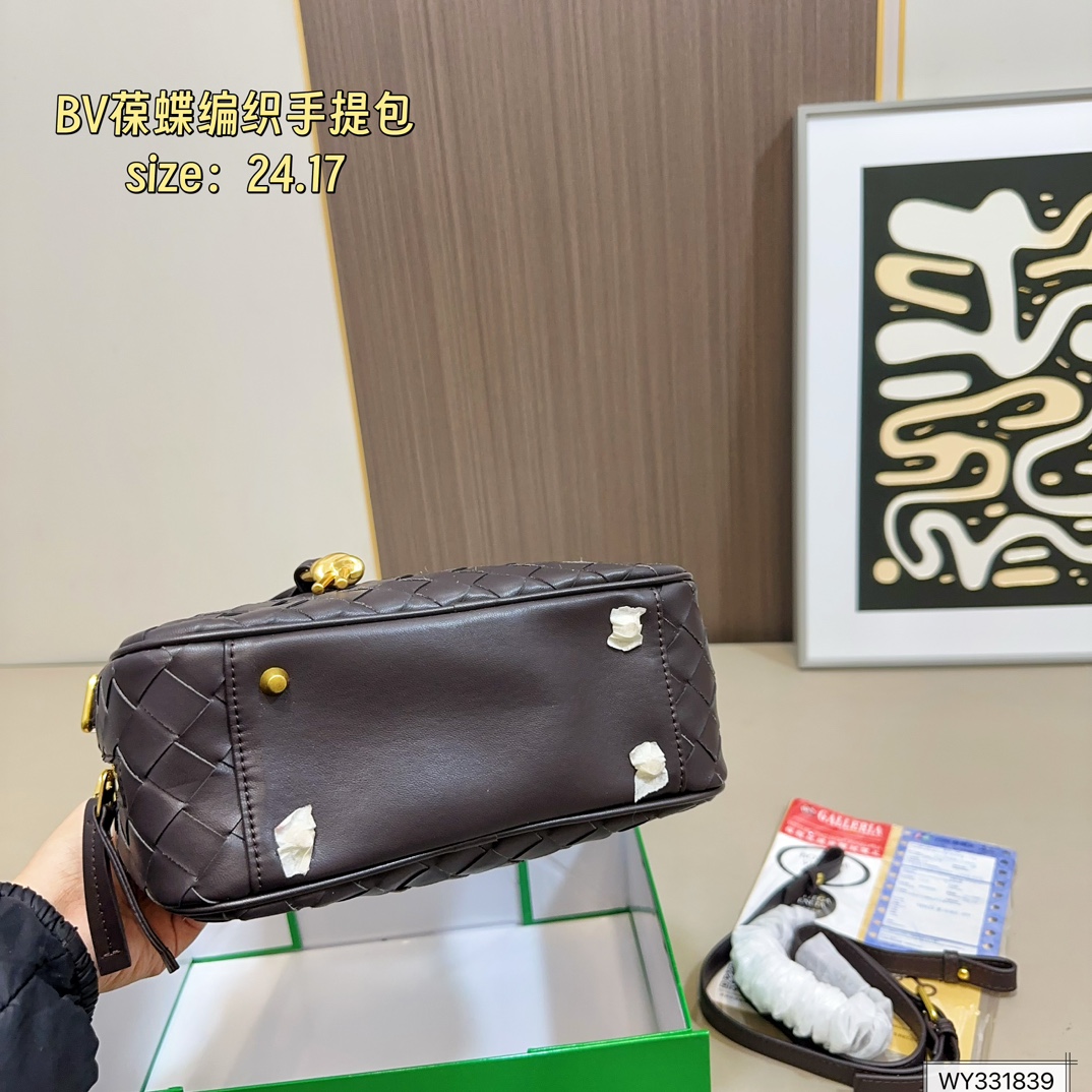 💰155 折叠盒 Bv葆蝶家 新款编织 手提包 单肩包 尺寸24.17