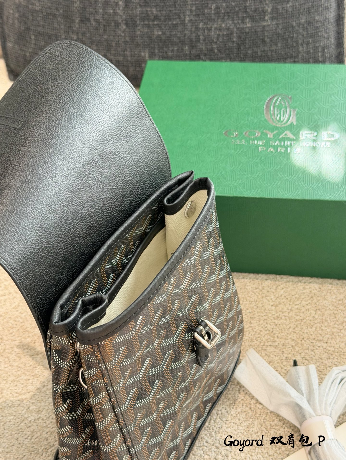 p165 Goyard Alpin mini双肩包~ 一眼喜欢的小乖崽! mini的size超级可爱 Size : 23x9.5x19cm 配盒子