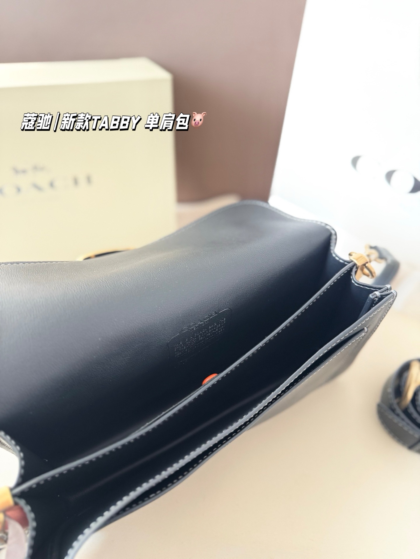 P195 配折叠盒 新罗蔻驰|新款TABBY 单肩包 本季的 Tabby 包 真的绝了！ 触感柔软到上头～ 采用 Natural Grain 自然纹路皮革， 皮质更薄、更软，垂坠感特别自然， 背起来就是那种很松弛又很酷的 随性氛围感，真的太飒了！ 这次推出的全新配色也超级适合秋冬， 低调高级、耐看又显气质。 属于那种越看越上头的颜色！🍂✨ 尺寸26*14