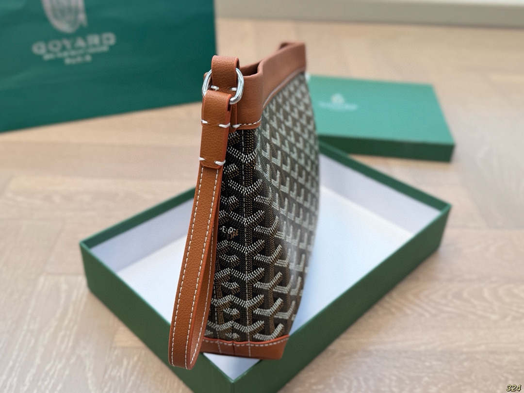 ¥140配盒 戈雅Goyard 手拿包 时髦感一秒来袭 是美女们喜欢的调调~ 尺寸25 20