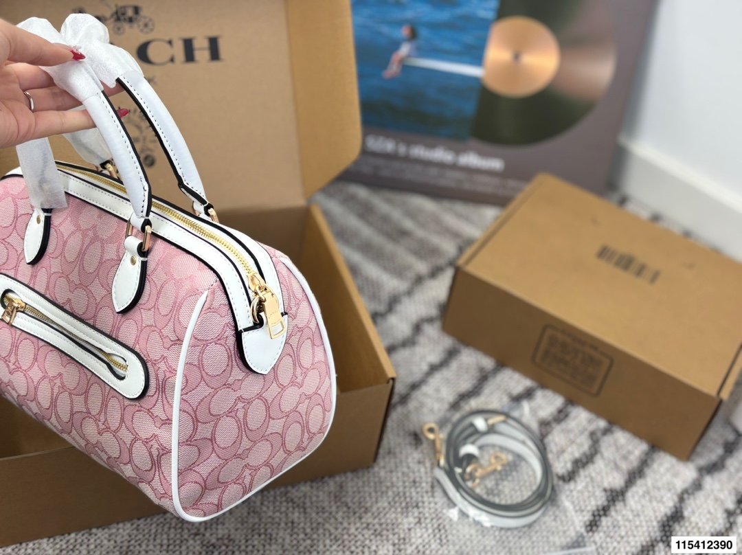 p150飞机盒 coach蔻驰枕头包 时尚百搭容量是真的可 可手提 可斜挎 上身绝美 尺寸 25 16