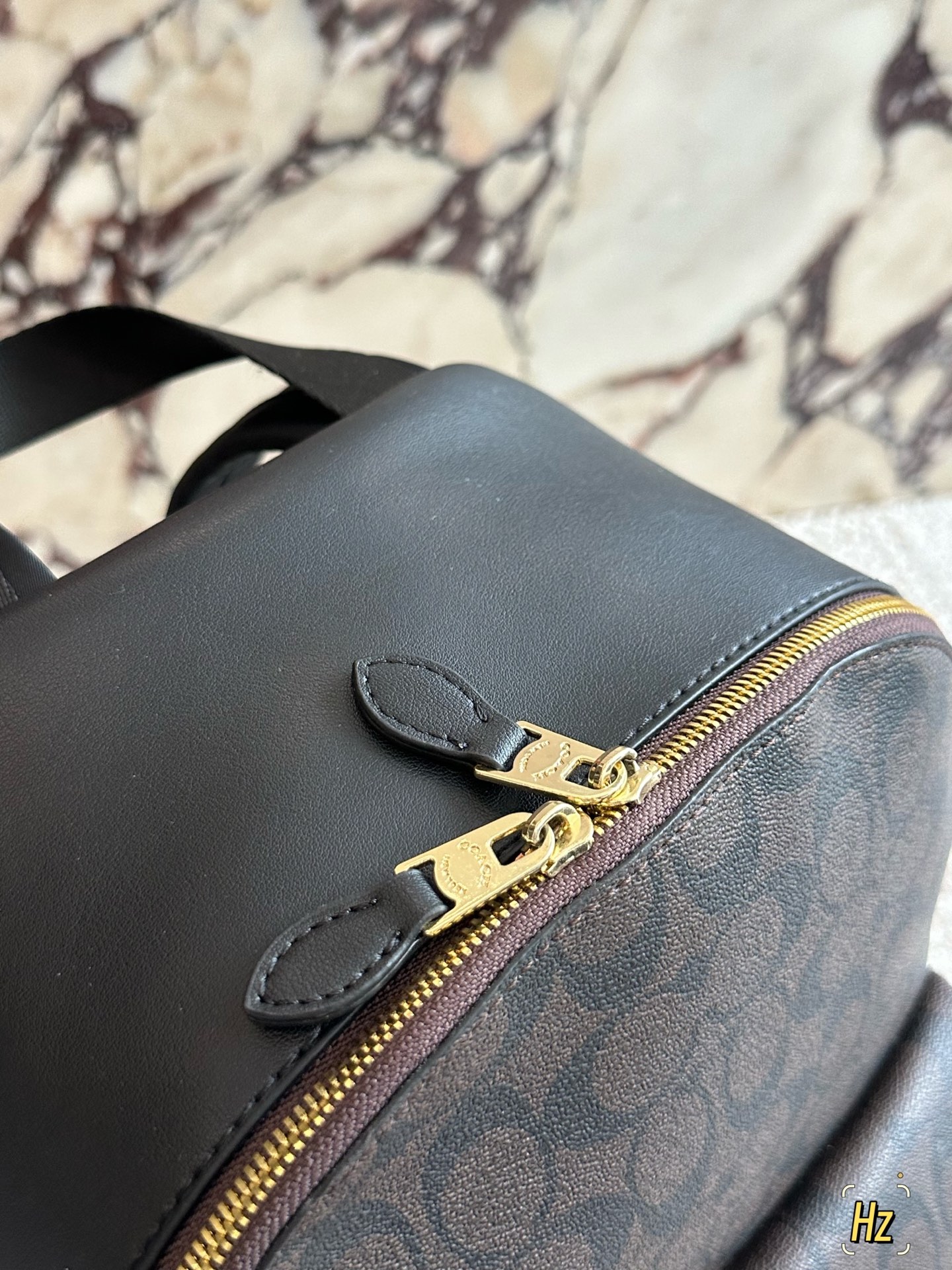 💰180 size：32*41cm C家 双肩包 双拉链/双隔层！ 最经典实用的一款男士双肩包 强烈推荐! ⚠️小长假需要一个它！ 搜索🔍coach 双肩包