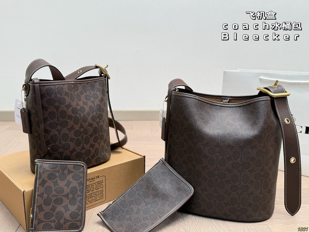 ¥180/¥170飞机盒 蔻驰coach Bleecker新款水桶包托特包 质地柔软,手感舒适,使用时能够完美贴合身体,带来舒适体验。 搭配上具有很高的灵活性,轻松打造不同风格。具有一种复古不羁的风格, 与年轻人追求自由、独立的个性不谋而合。 尺寸27 28/20 22