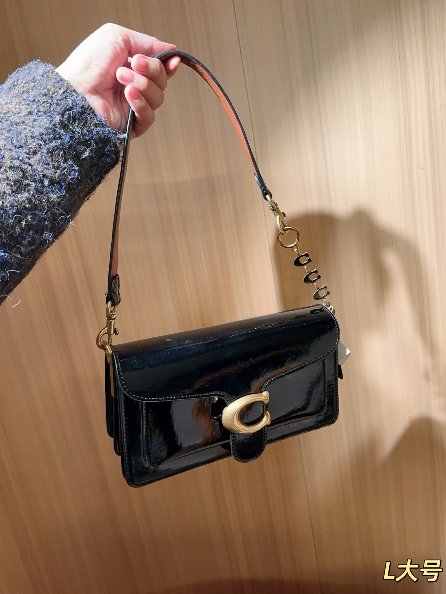 💰190 蔻驰coach Tabby26漆皮酒神包 尺寸26cm 礼盒包装🎁